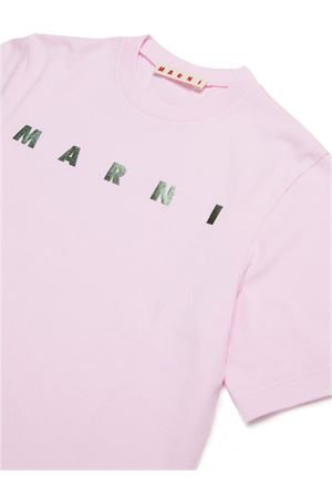 pink cotton tshirt MARNI KIDS | M01317M00HZ0M347